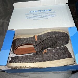 Plaid Hey Dude worn 1 time